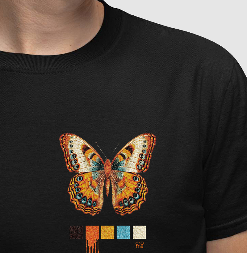 Camiseta Regular Borboleta 4.1