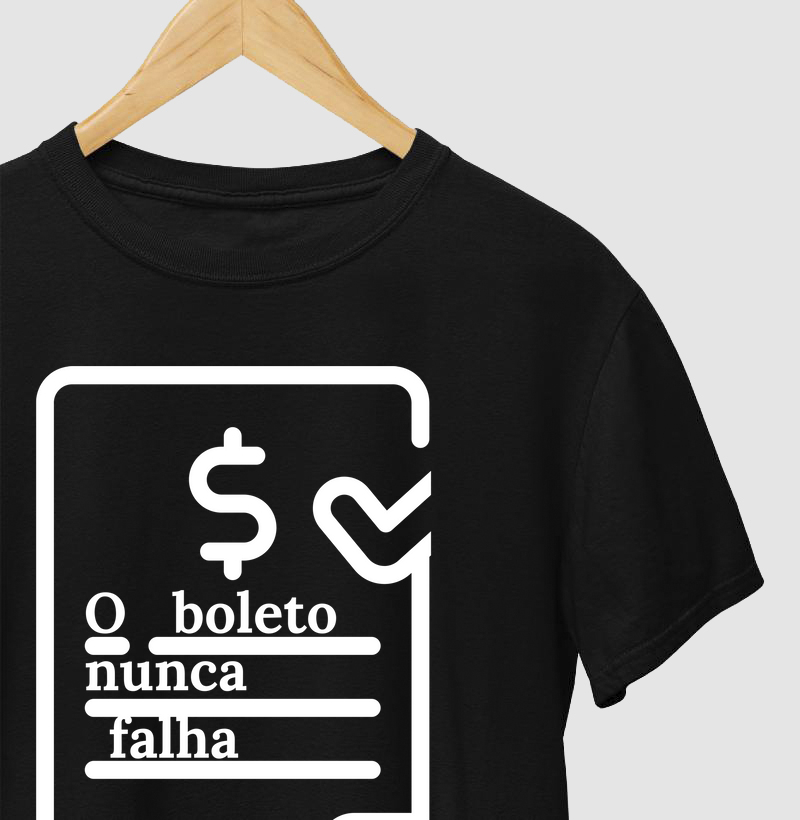O boleto nunca falha