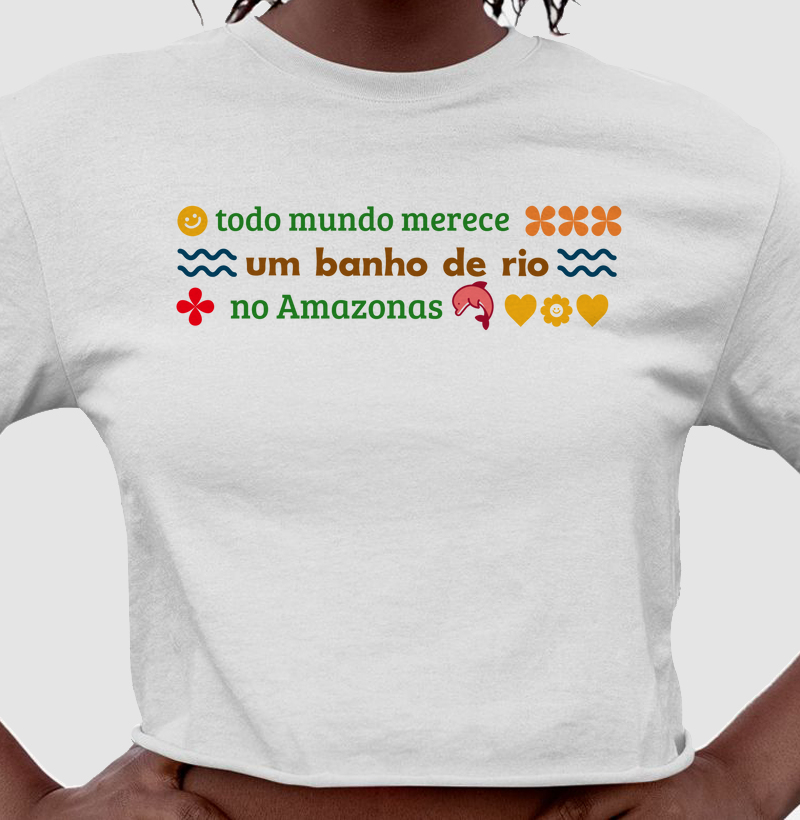 Todo mundo merece um banho de rio