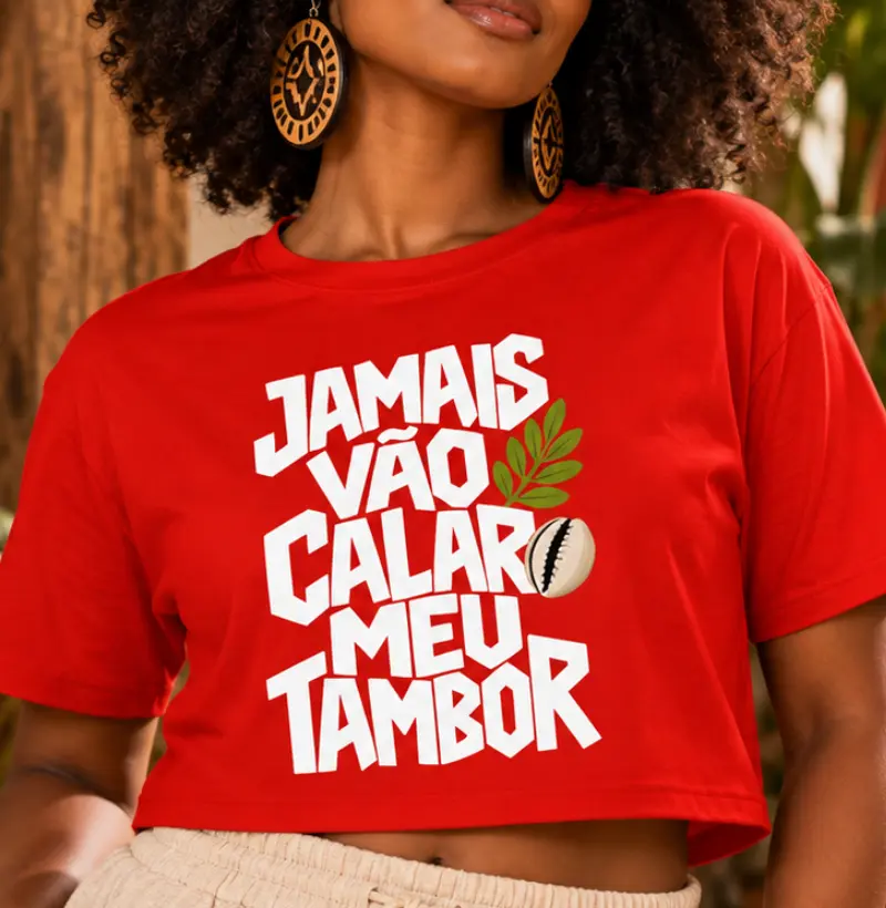 JAMAIS VÃO CALAR MEU TAMBOR - Cropped