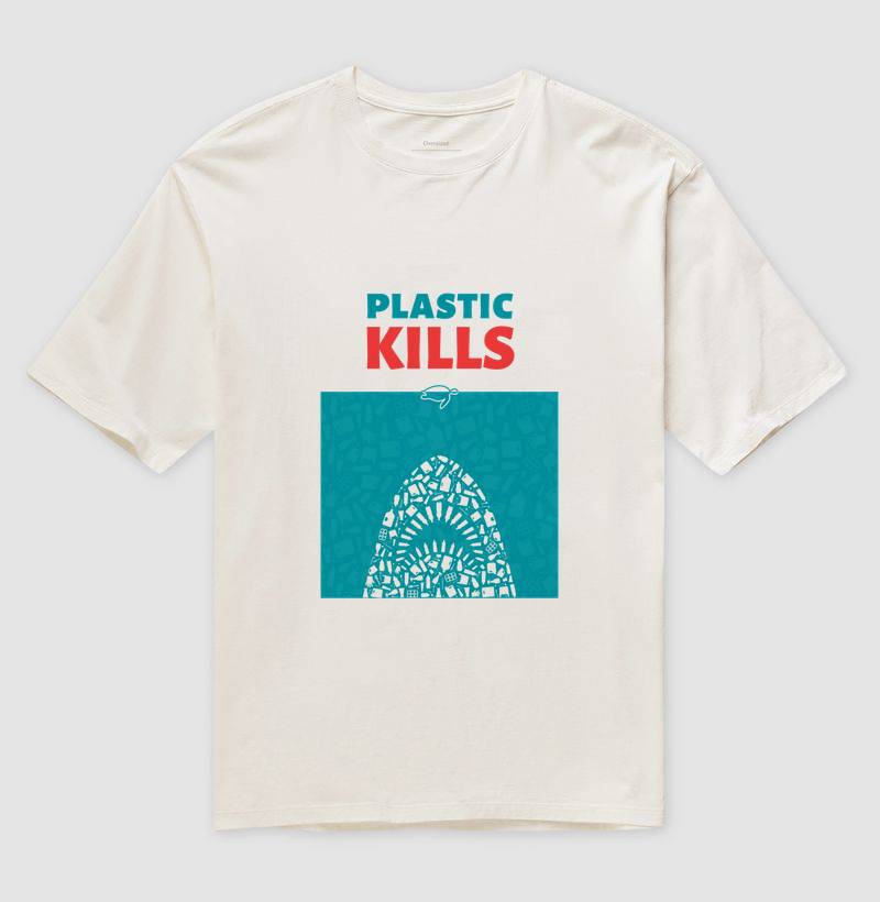 Plastic Kills - Camiseta Oversized