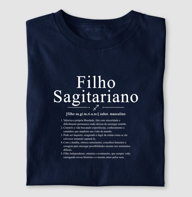 Filho sagitariano (adulto) ♐