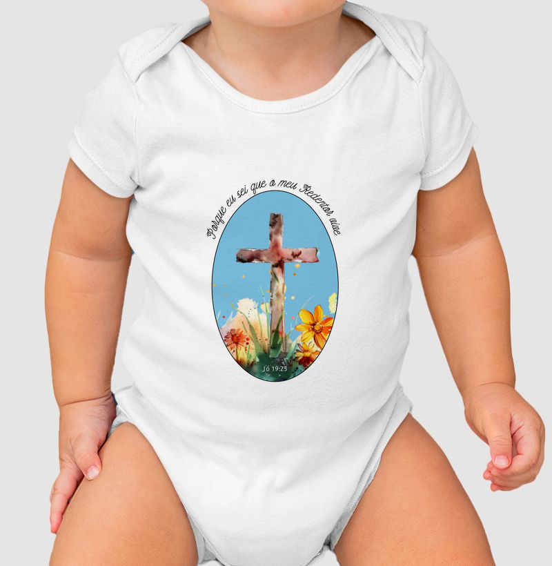 Body Infantil Meu Redentor Vive