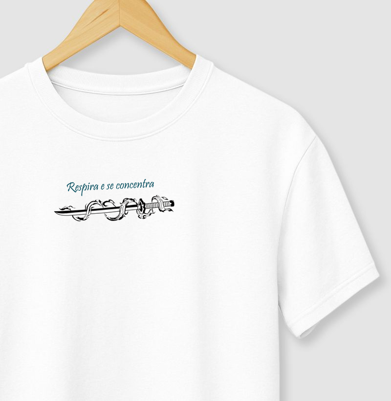 Camiseta Respira e se concentra