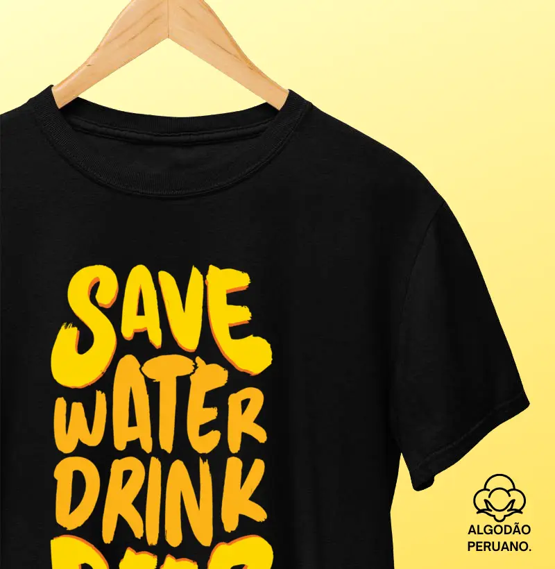 Economize água, beba cerveja