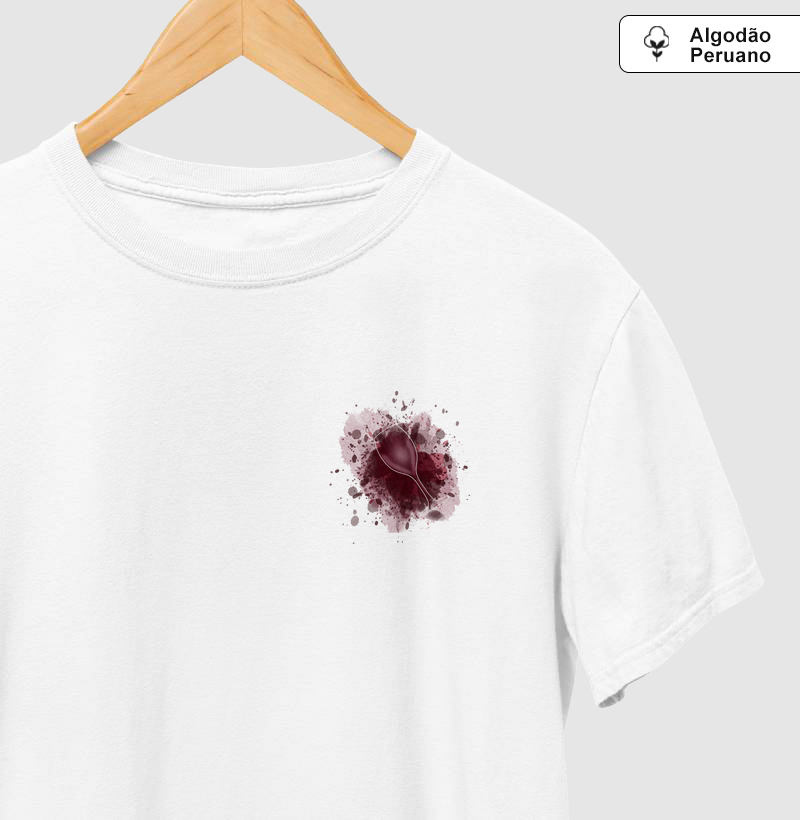Camiseta Splash de Vinho