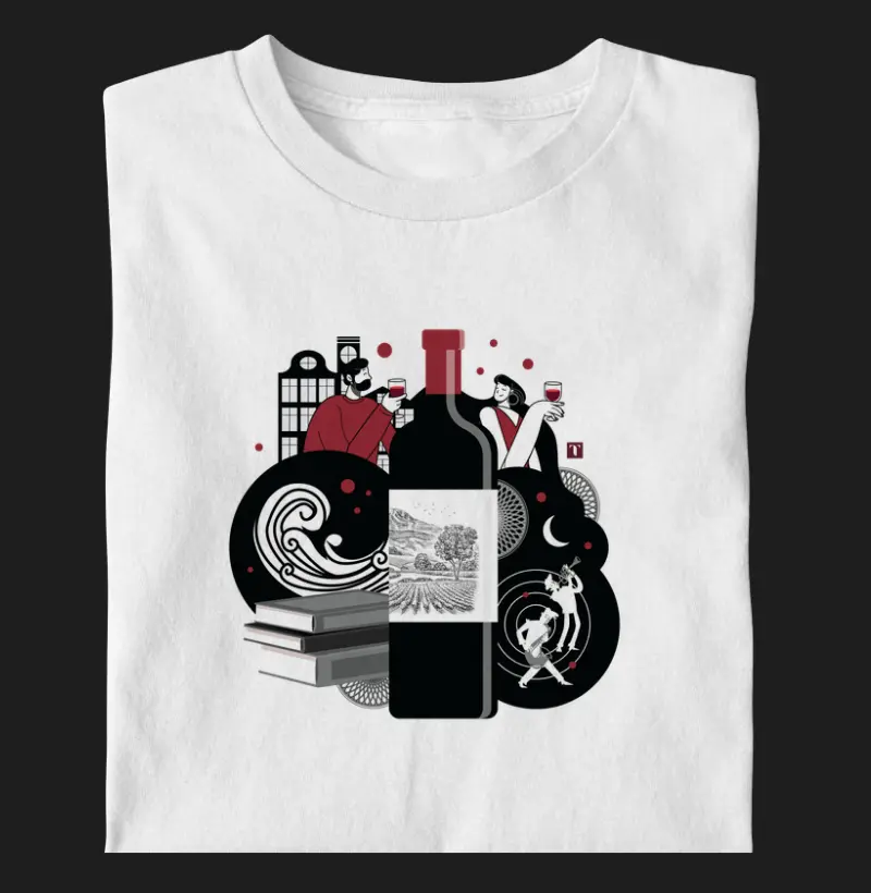 Camiseta Wine Stories