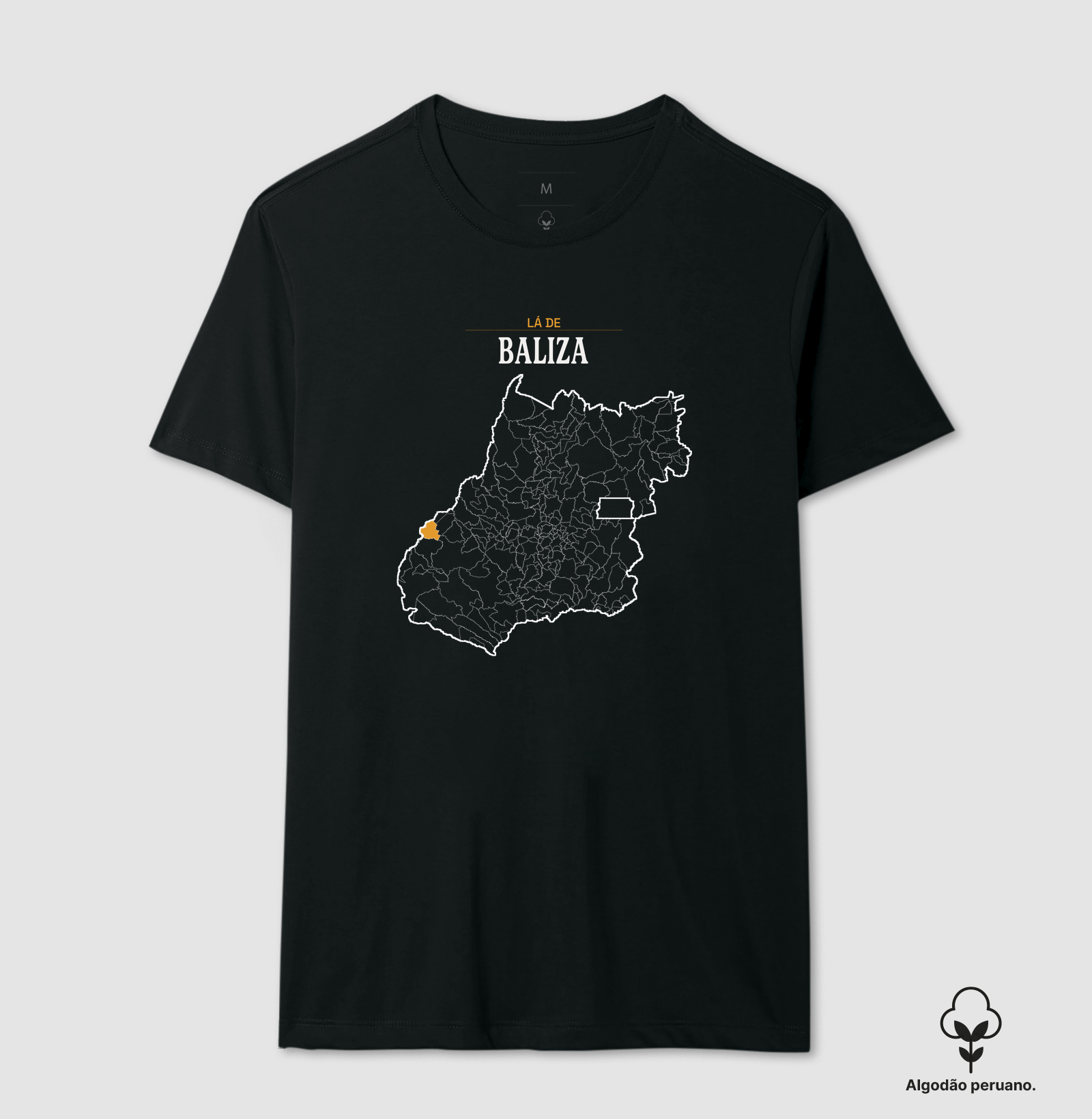 Baliza | Território GO - Camiseta Algodão Peruano