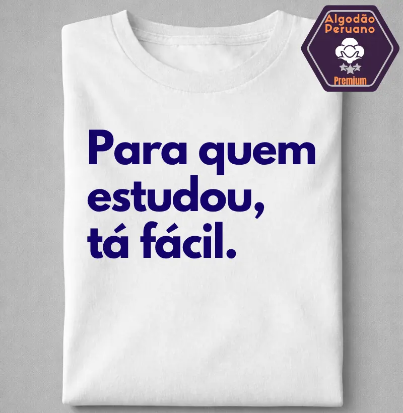 Para quem estudou, tá fácil