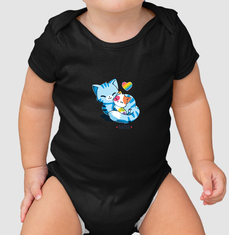 Gatinho Carinho Materno - Body Infantil
