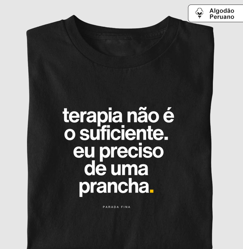 terapia não é o suficiente. eu preciso de uma prancha.