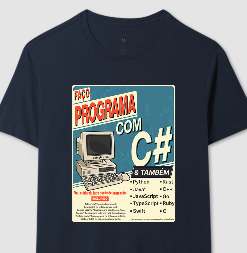 Faço programa com C#