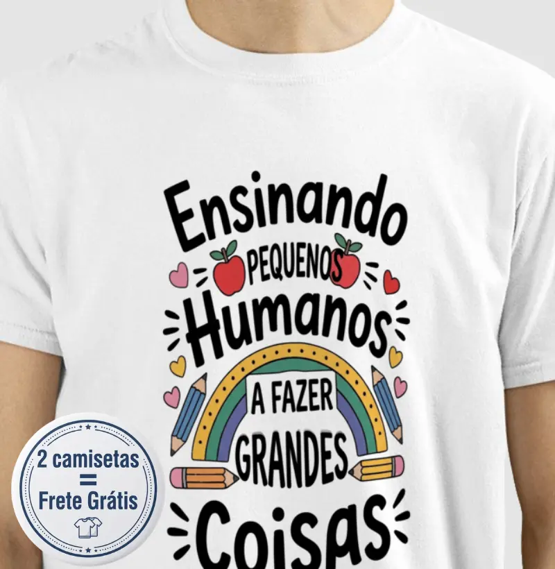 Camiseta Premium Educação Infantil 