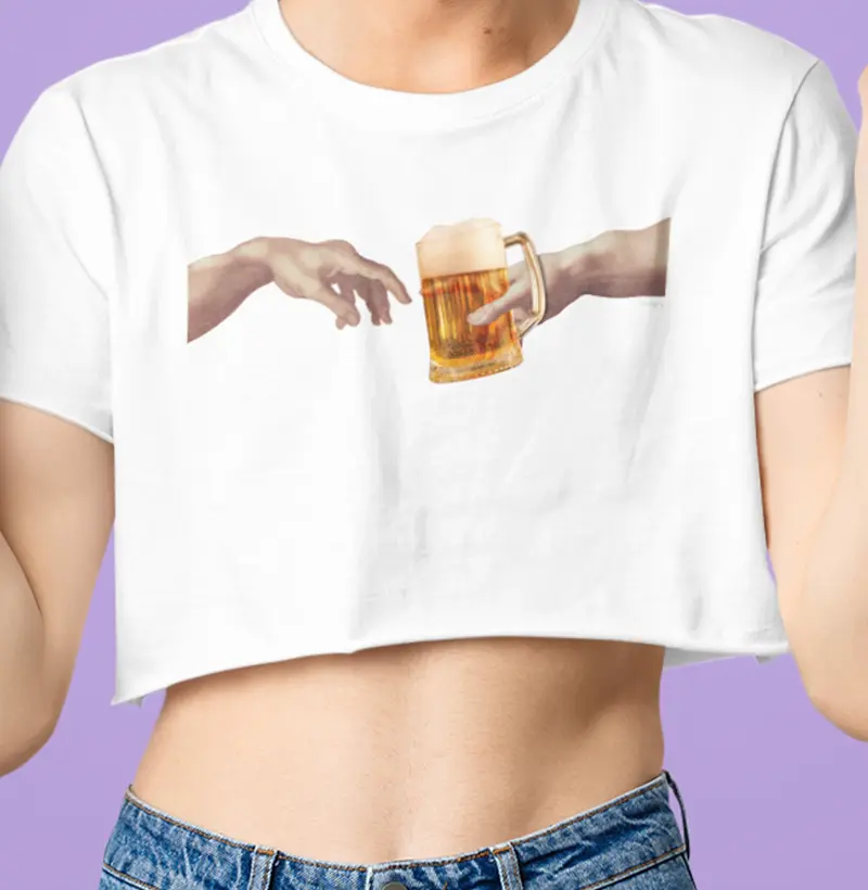 Primeiro Chope Cropped - Cropped