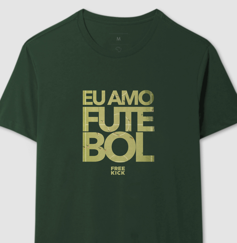 CAMISETA FREE KICK EU AMO FUTEBOL