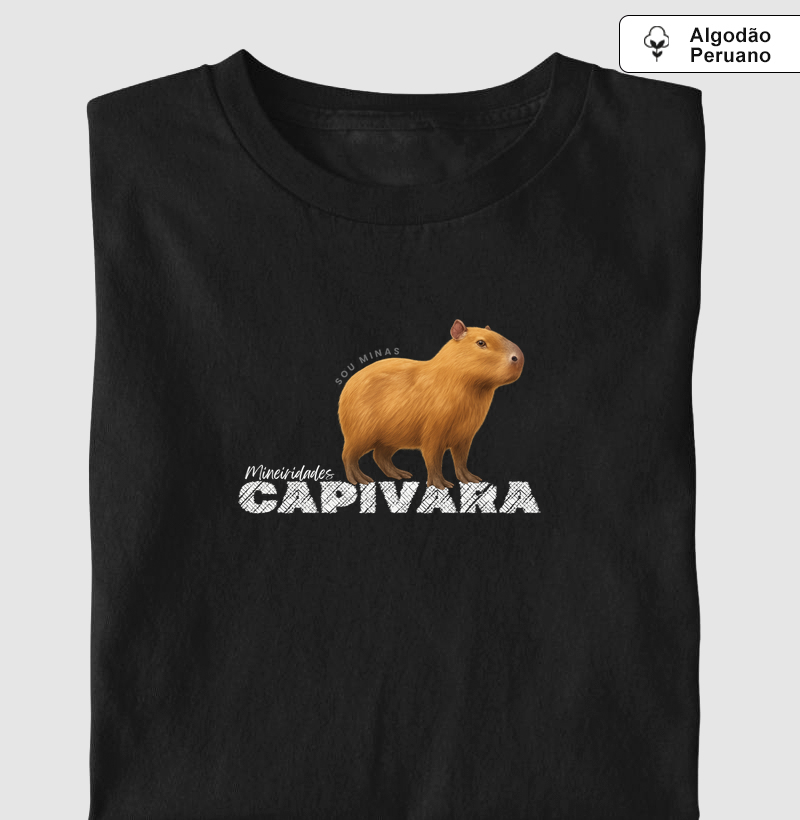Capivara - Algodão Peruano - Camiseta Algodão Peruano