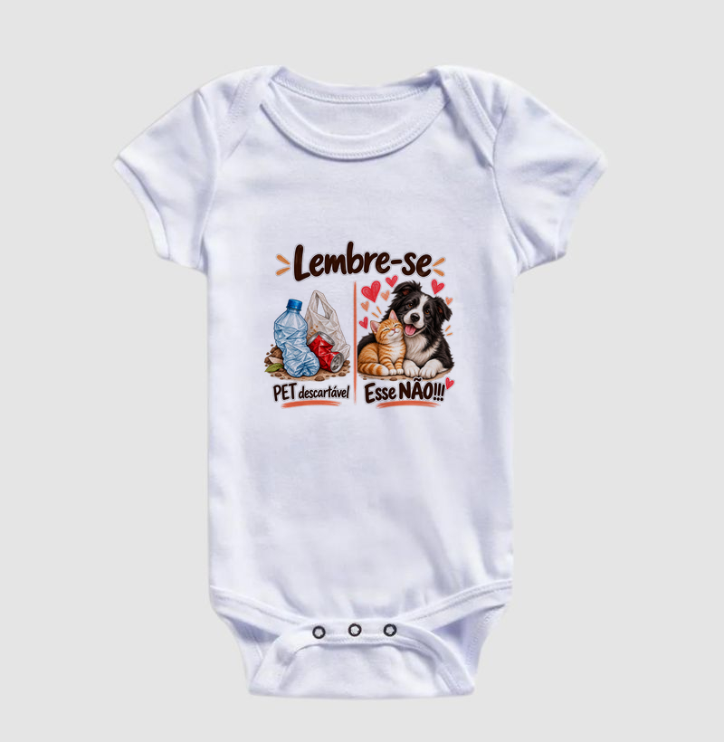Lembre-se  - Body Infantil