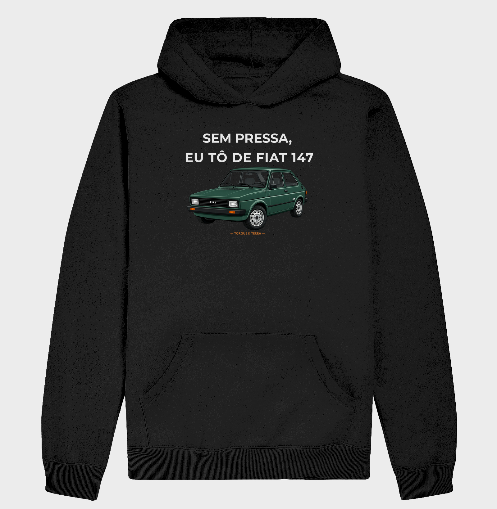 Sem pressa, eu tô de Fiat 147 - Verde