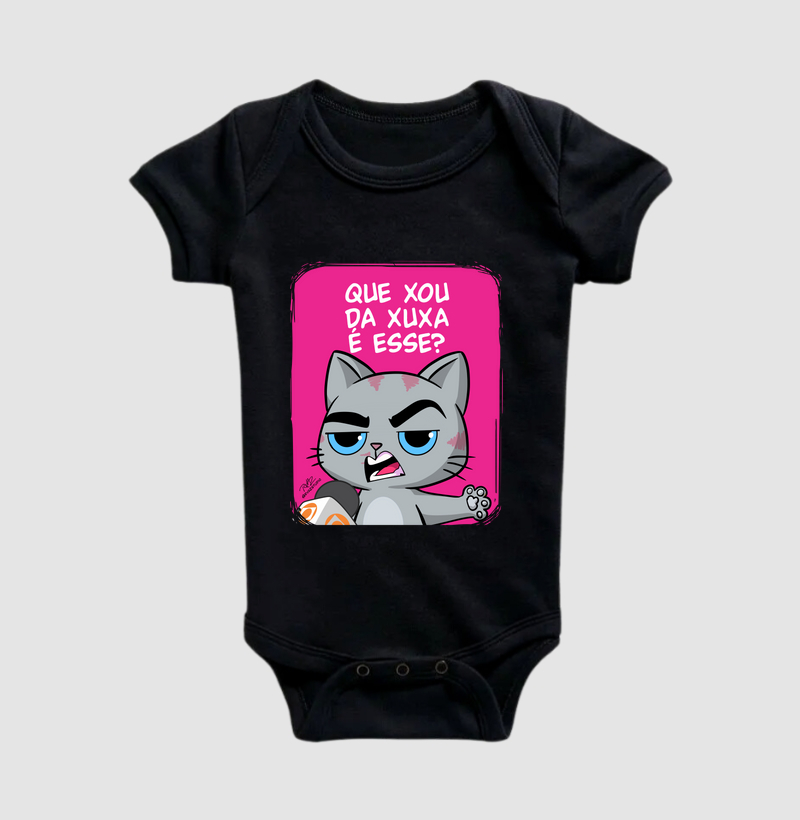 Camiseta Gato Sincero que Xou? - Body Infantil