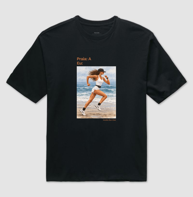 Corredora na praia