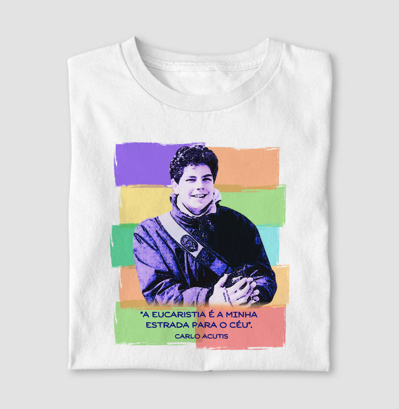 Camiseta básica "Carlo Acutis"