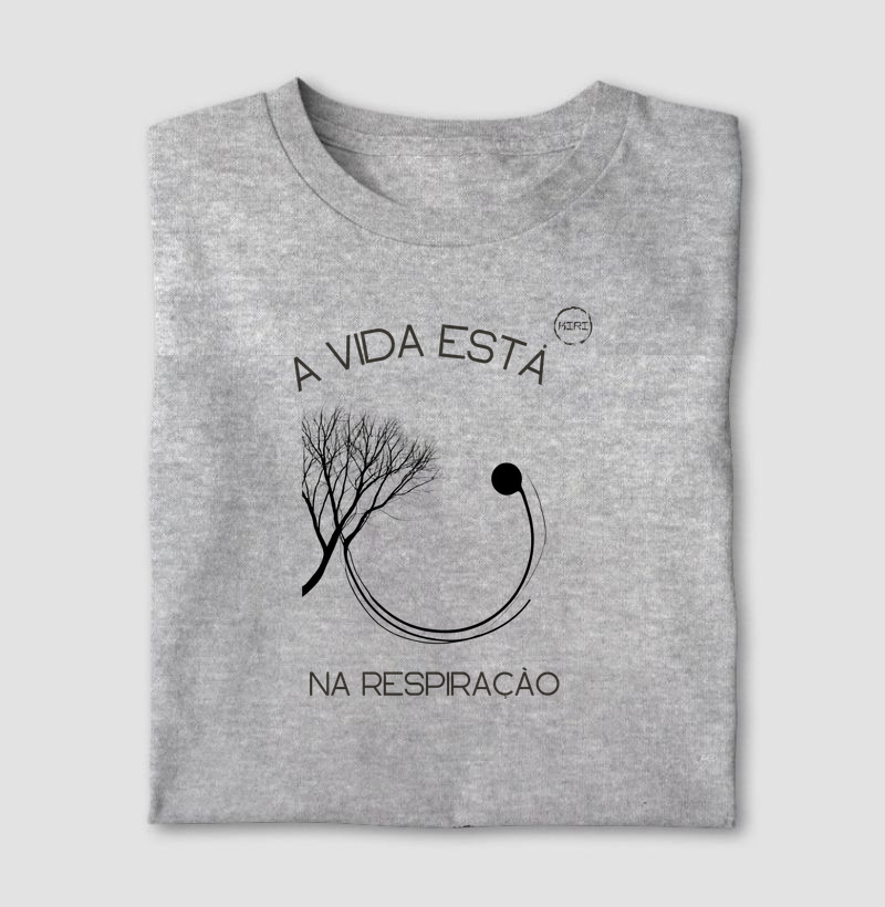 Camiseta KIRI - A Vida está na Respiração - Min