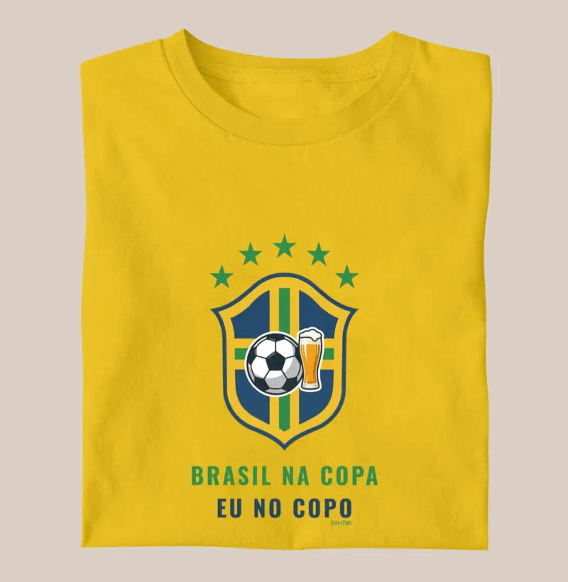 Brasil na copa, eu no copo