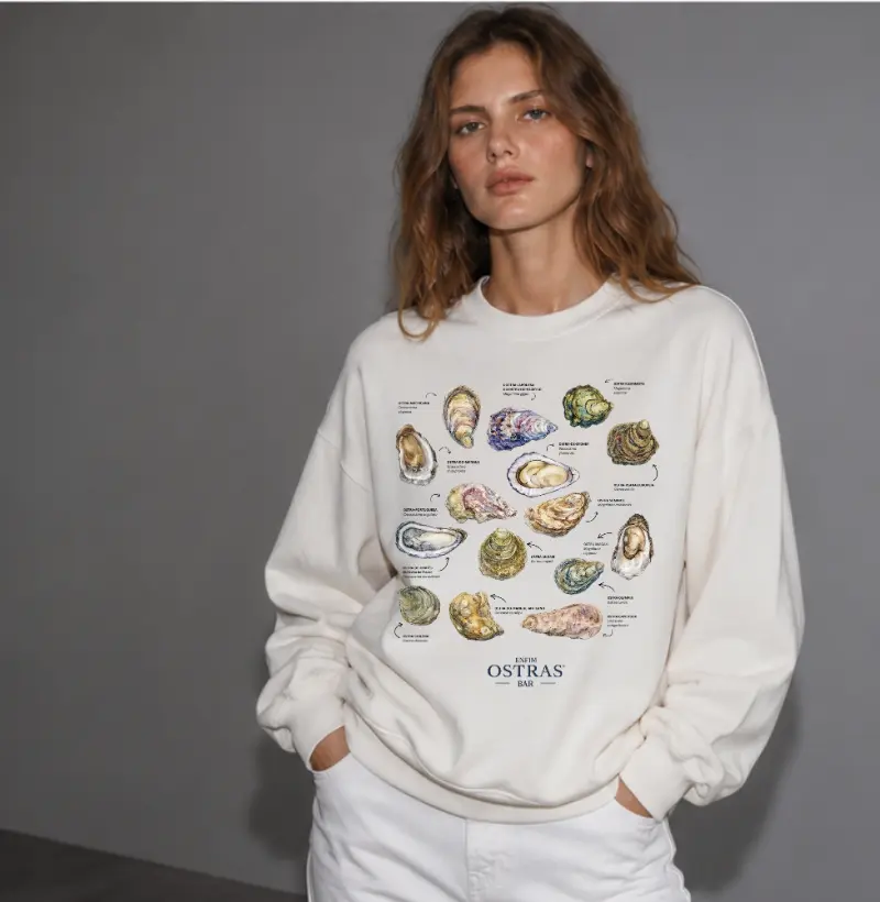 Moletom Oysters 101 - por Enfim