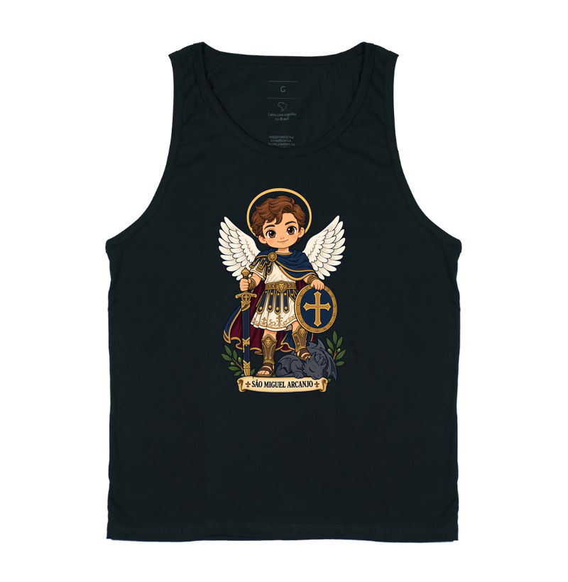 São Miguel Arcanjo estilo chibi
