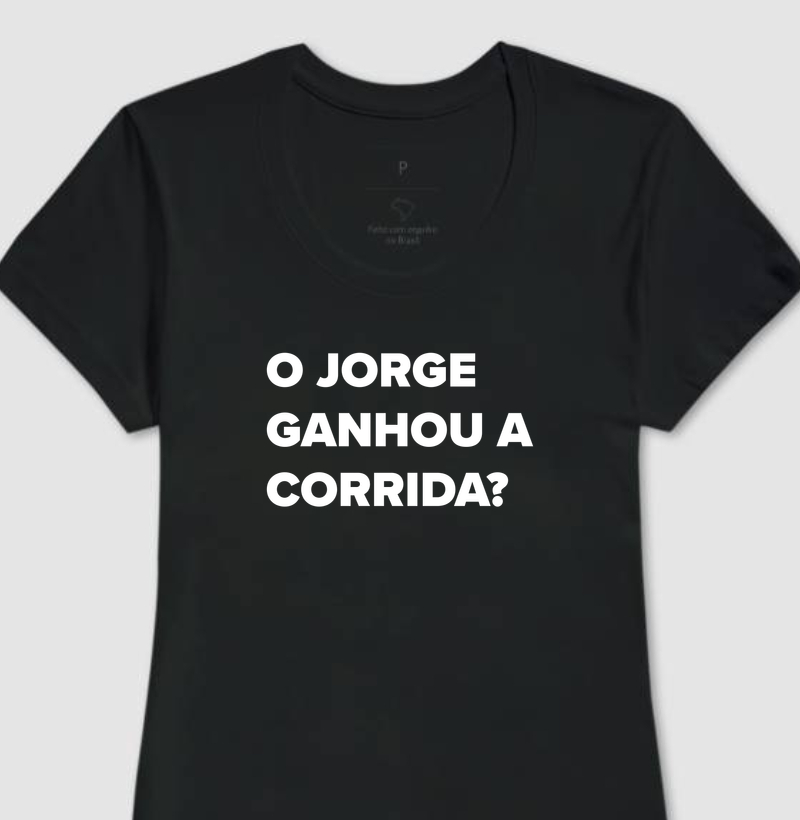 O george ganhou a corrida?