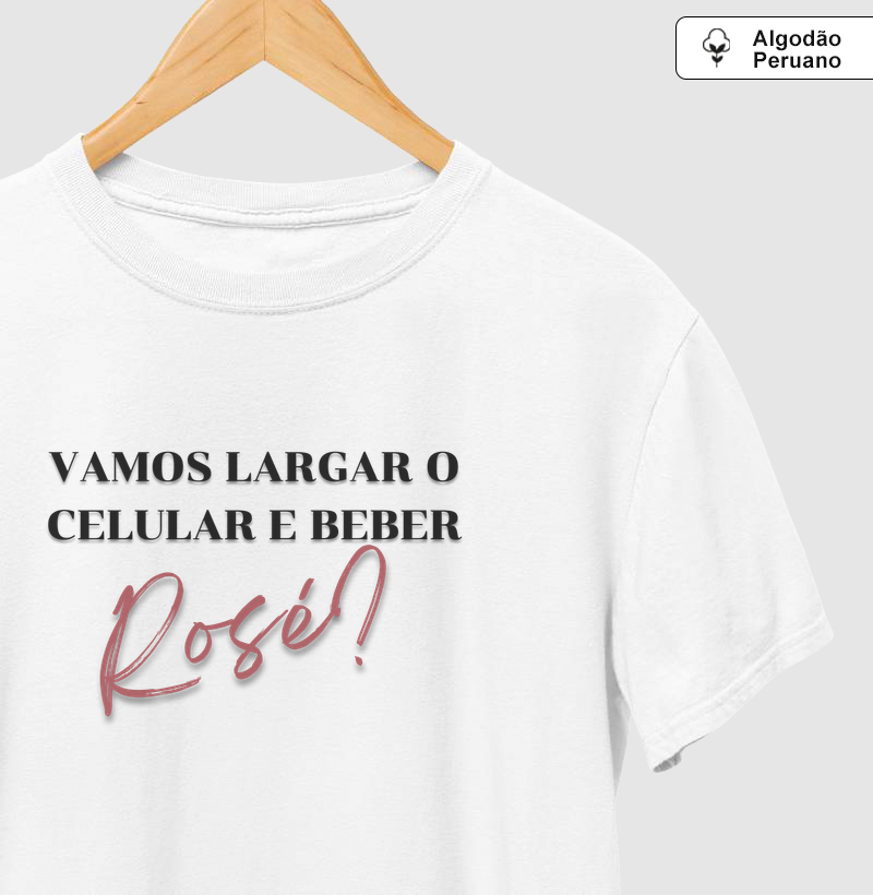 Vamos largar o celular e beber ROSÉ?