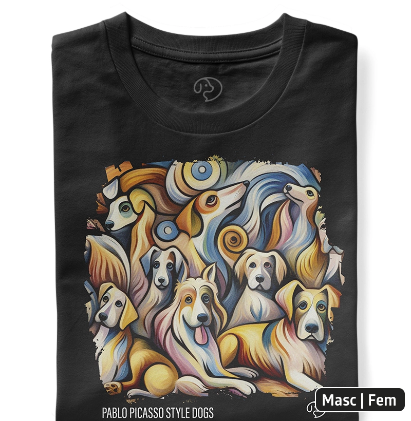 AUrte - Pablo Picasso Style Dogs