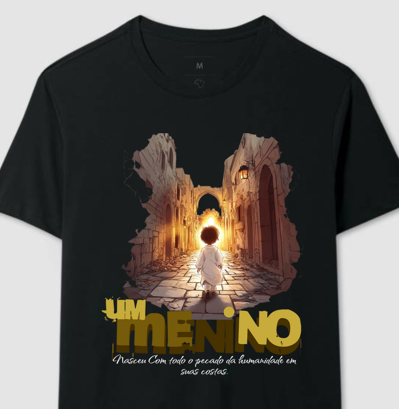 CAMISETA "UM MENINO NASCEU"