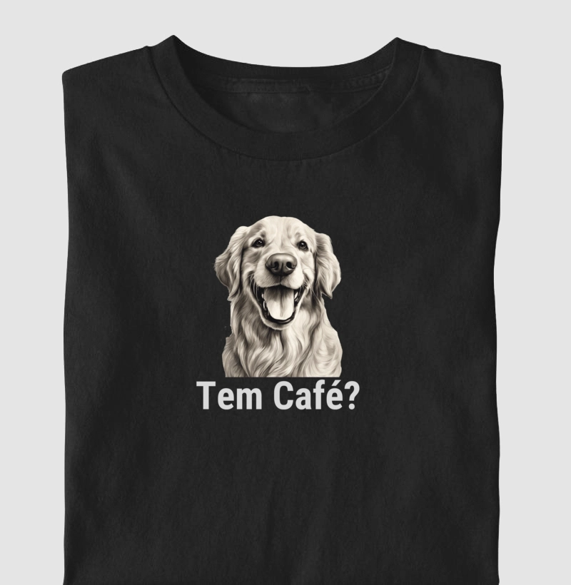 Camiseta Tem Café Golden Algodão Nacional