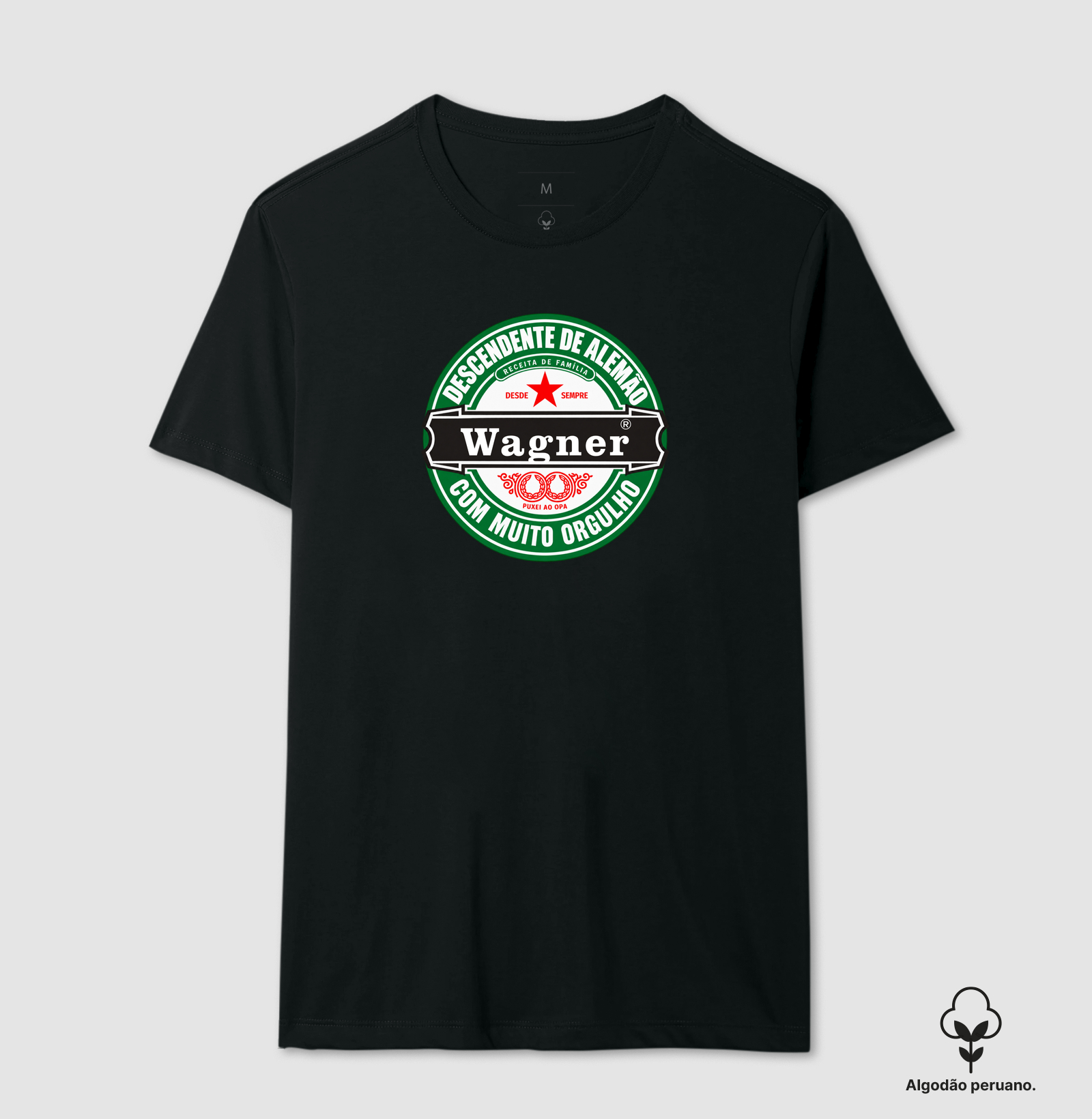 Wagner - Camiseta Algodão Peruano