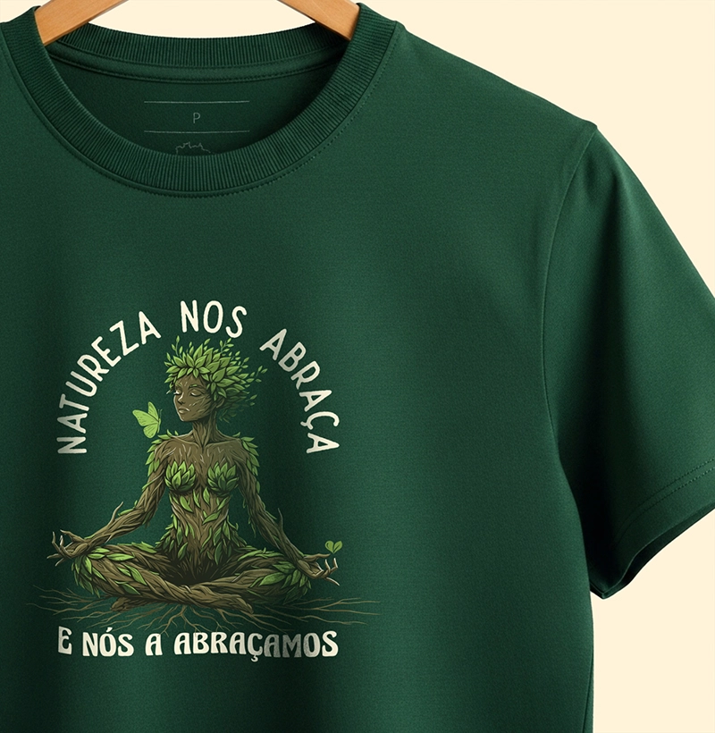 Natureza nos abraça e nós a abraçamos