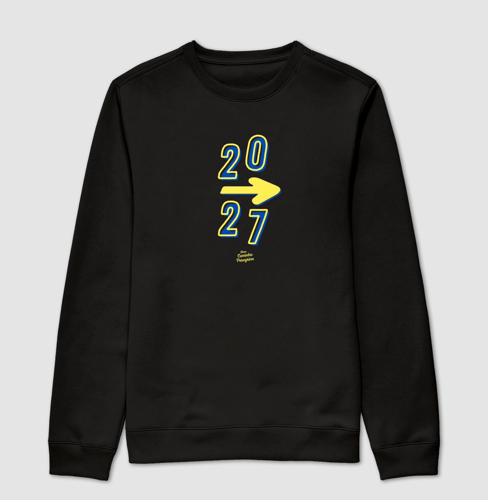 Camiseta 2027 no Caminho | Ano Santo Compostelano - Suéter Moletom