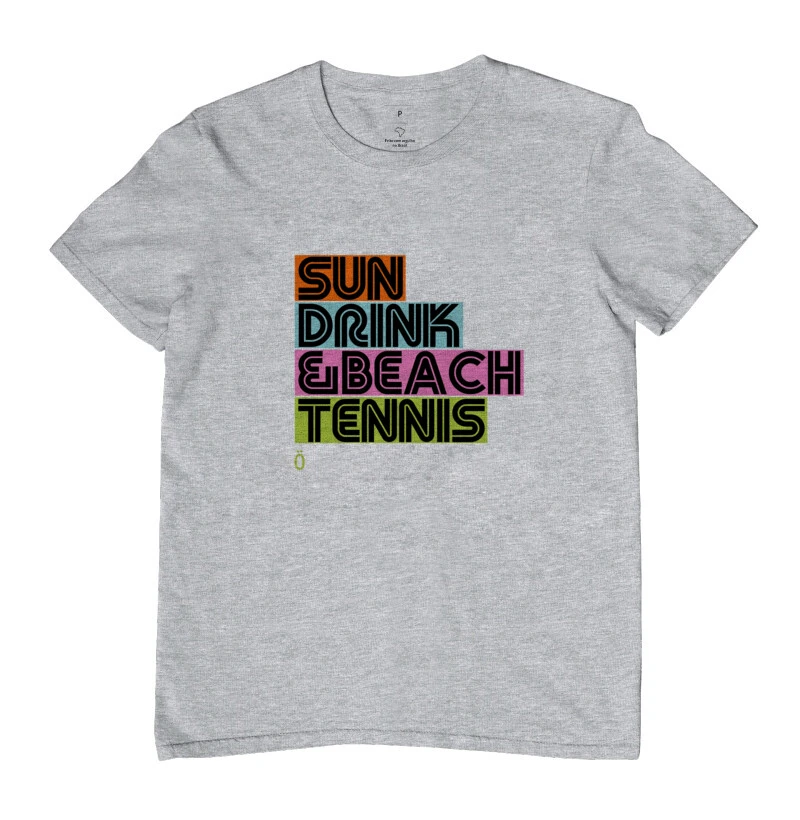 SUN_DRINK_BEACH AND TENNIS_CAMISETA ÖTA