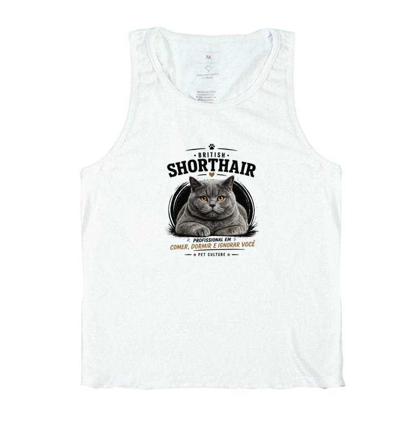 Camiseta British Shorthair | Profissional em Ignorar Você