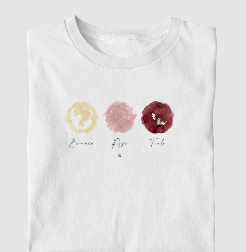 Camiseta Vinho - As Cores do Vinho