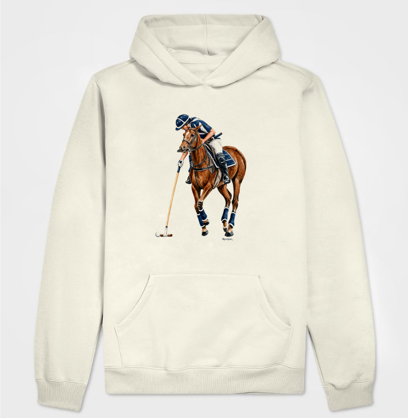 Polo - Blue&White (Castanho) - Hoodie Moletom