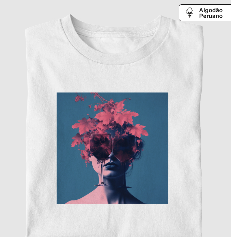 Camiseta Vinho na Alma