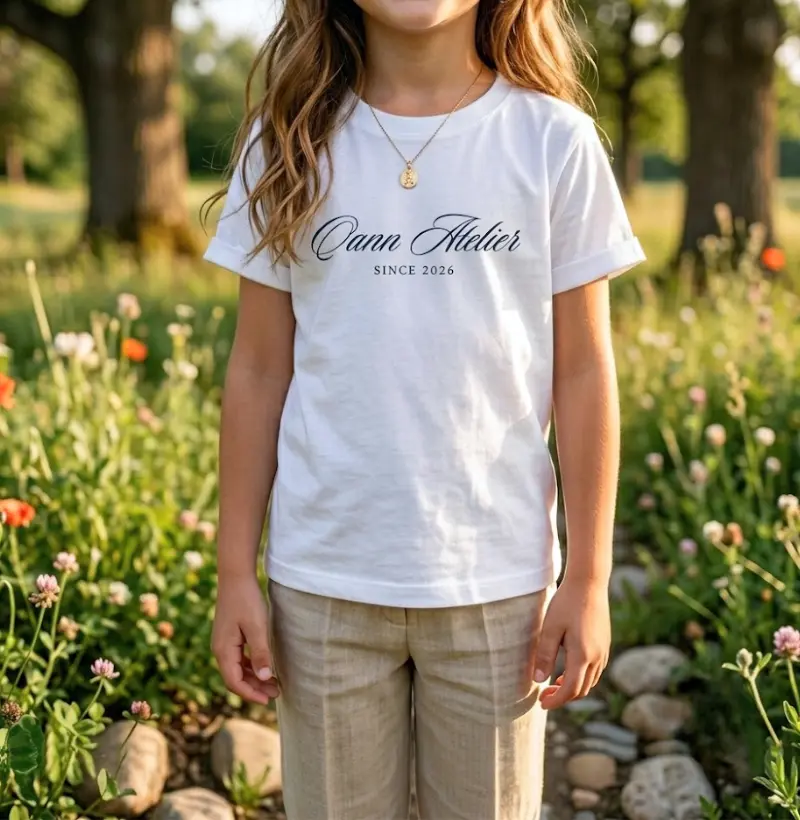 Camiseta Infantil Qann Atelier 