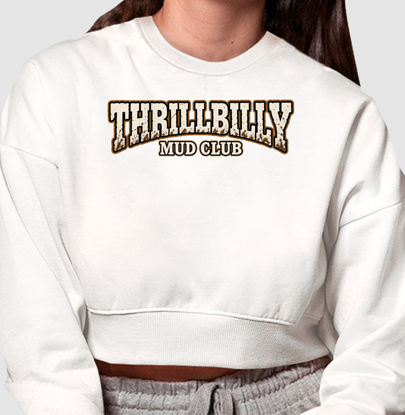 Cropped Moletom "GTA 6 THRILLBILLY Mud Club" - Cropped Moletom
