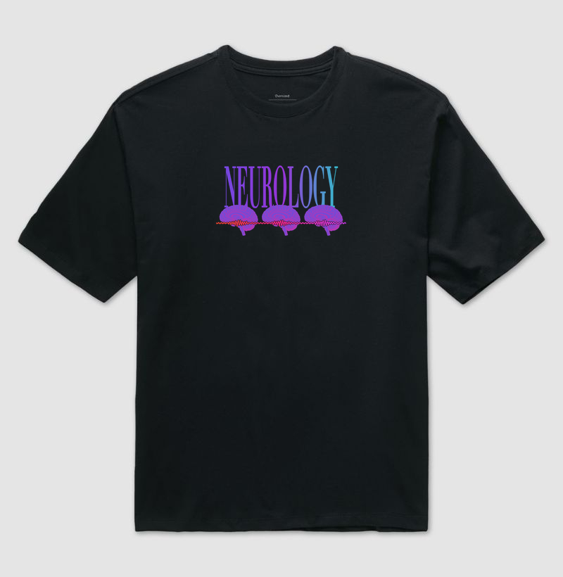 Camiseta Oversized — Neurology · Nova Edição