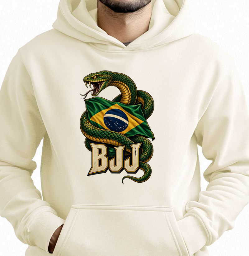 BJJ – Serpente Brasileira - Hoodie Moletom
