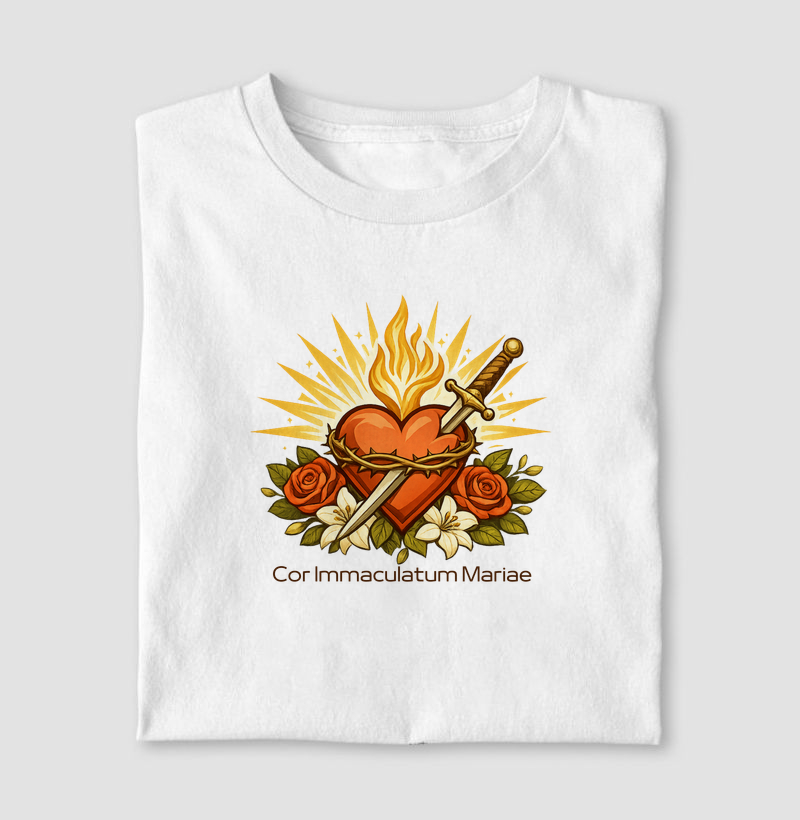 Camiseta Cor Immaculatum Mariae - Camiseta