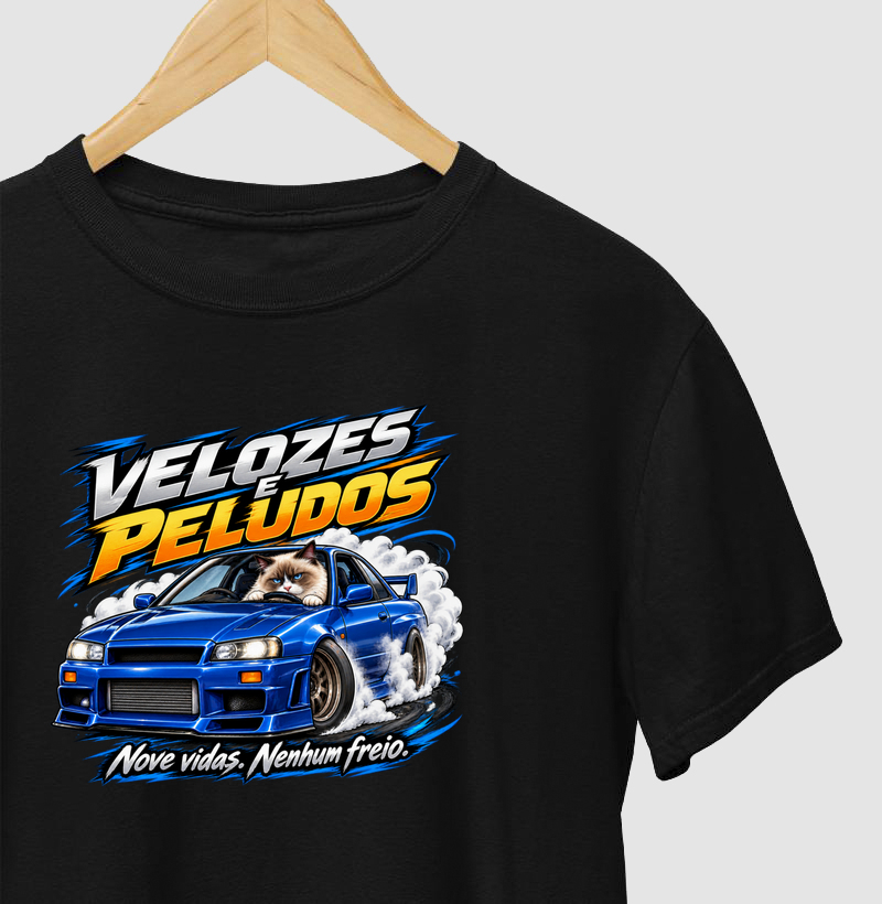 Velozes e Peludos - Camiseta