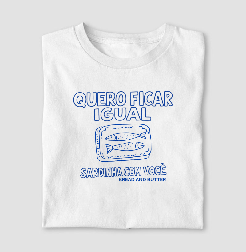Camiseta Oversized Sardinha
