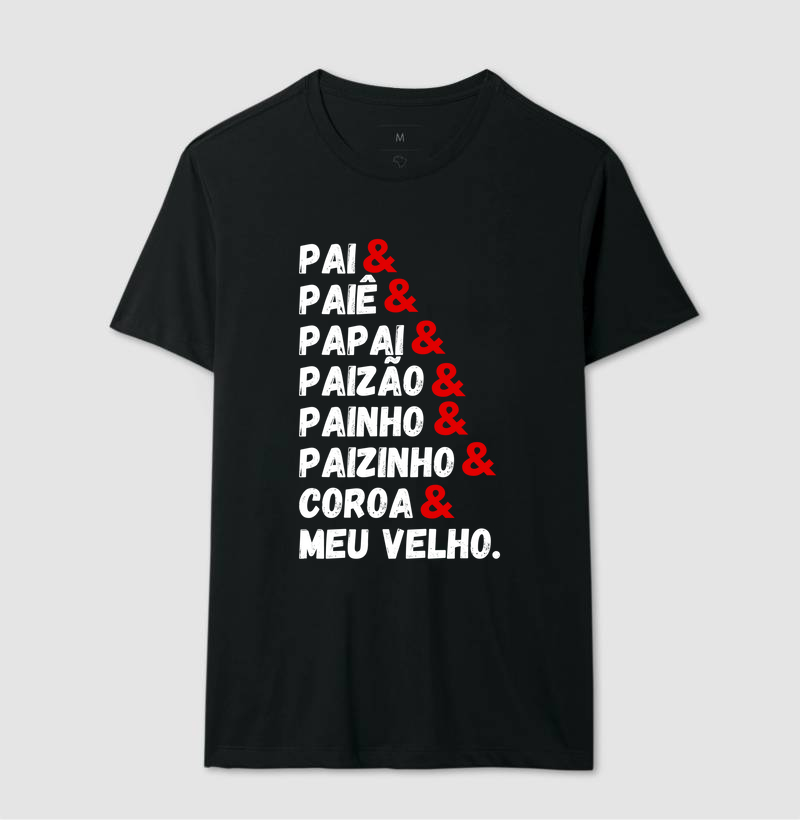 Camiseta Coleção Pai - Pai & - Preta